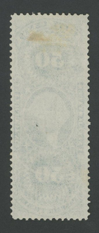 USA R61c - 50 cent Passage Ticket Revenue - F/VF Used manuscript cancel