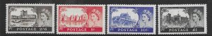 GB 309-12 1955 set VF Mint hinged - DLR Printing