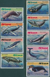 Niue 1983 SG487-495 Whales set MNH