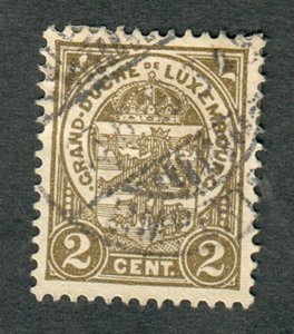 Luxembourg #76  used single