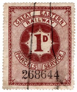 (I.B) Great Eastern Railway : Parcels Service 1d