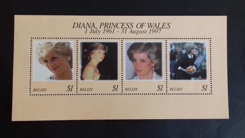 Belize 1998 Diana, Princess of Wales Commemoration  Mint