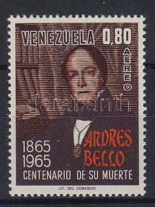 Venezuela stamp 100th anniversary of Andrés Bellos death MNH 1965 WS23371