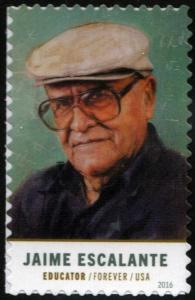 SC#5100 (47¢) Jaime Escalante Single (2016) SA