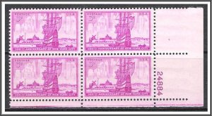 US Plate Block #1027 New York City MNH