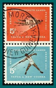 Papua New Guinea 1962 Commonwealth Games, used  #171-172,SG39-SG40