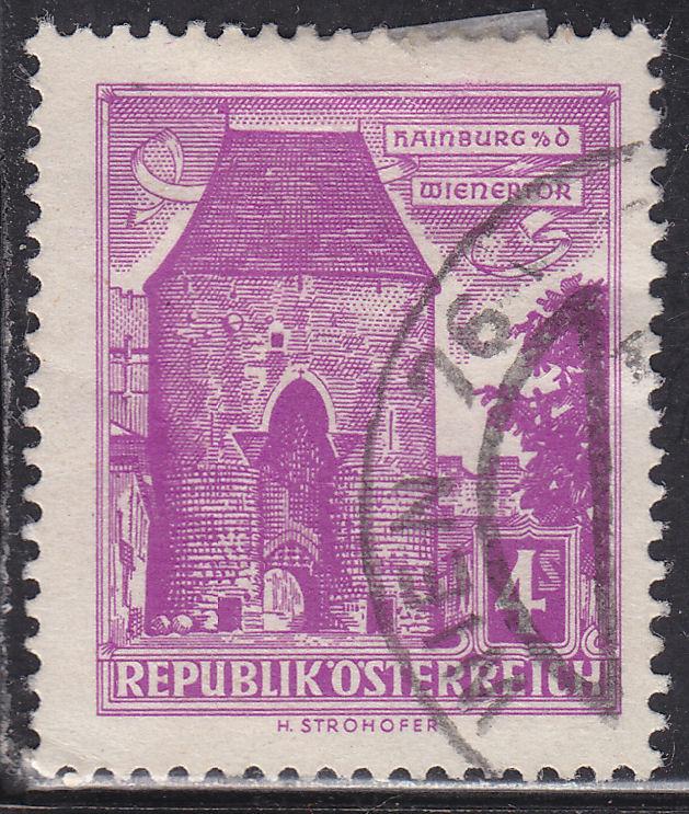 Austria 627 Vienna Gate, Hainburg 1960