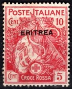 1915 Eritrea Italian Administration Scott # - B1 10+5 Centesimo Red Cross