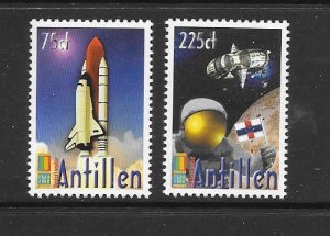 NETHERLANDS ANTILLES -  CLEARANCE #929-30 SPACE  MNH