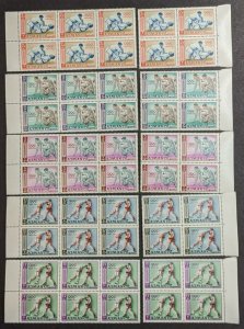 EDW1949SELL : AJMAN 1965 Scott #27-36 Olympics 10 Cplt sets All VF MNH. Cat $71.