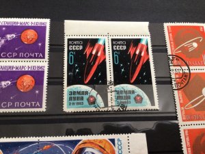U. S. S. R.  Russia 1960’s space used stamps A13164