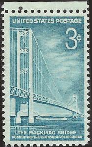 # 1109 MINT NEVER HINGED MACKINAC BRIDGE