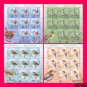 MOLDOVA 2025 Fauna Animals Song Birds 4 m-s MNH