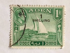 Aden– 1951 – Single “Ship” Stamp – SC# 43 – Used