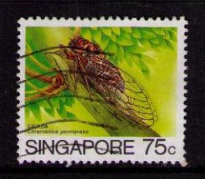 SINGAPORE Sc# 460 USED FVF Insects Chremistica Pontianaka