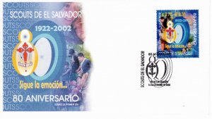 El Salvador 2002 Sc 1573 FDC