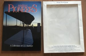 USPS 1992 Aviation Pioneers Album 56 Pages About 14 Stamps L37