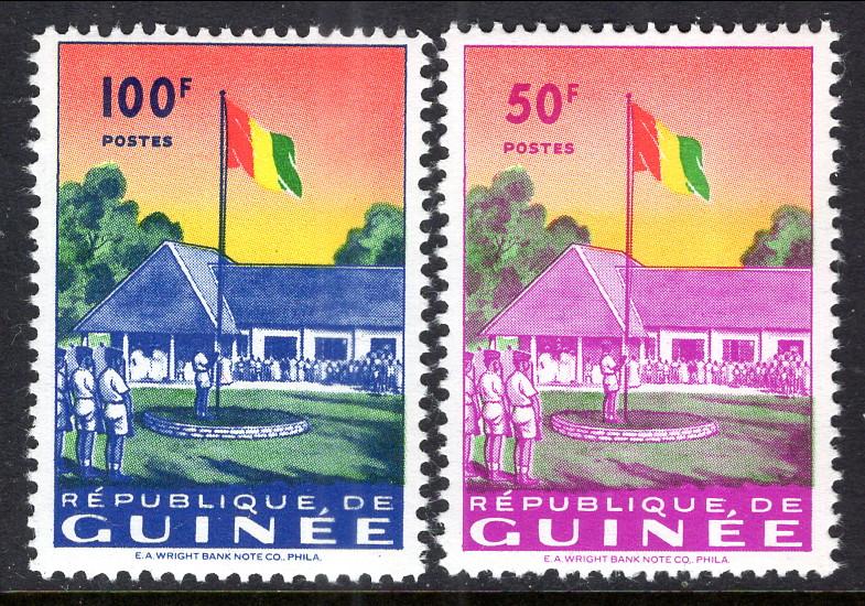 Guinea 188-189 MNH VF