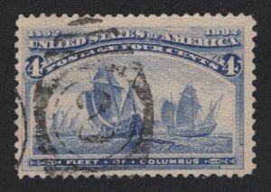 United States USED Scott Number 233   F-VF  #W3   -  BARNEYS