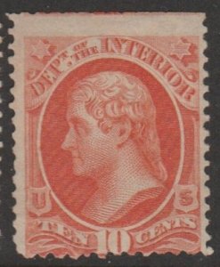 U.S. Scott #O19 Jefferson - Official Dept. of the Interior Stamp - Mint Single