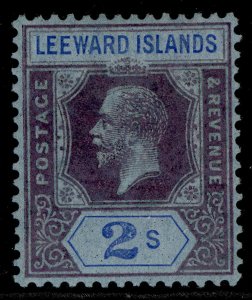 LEEWARD ISLANDS GV SG74, 2s purple & blue/blue, M MINT. Cat £25. 