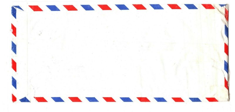 CHINA Taiwan Taipei to GB Registered Commercial Air Mail Cover 1987 AO74