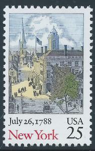 Ratification of the Constitution - New York -  MNH -  Single