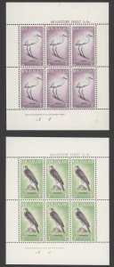 New Zealand 1961 Birds Mini sheets Scott #B61a & B62a MNH