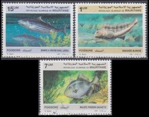 1987 Mauritania 920-922 Sea fauna 5,50 €