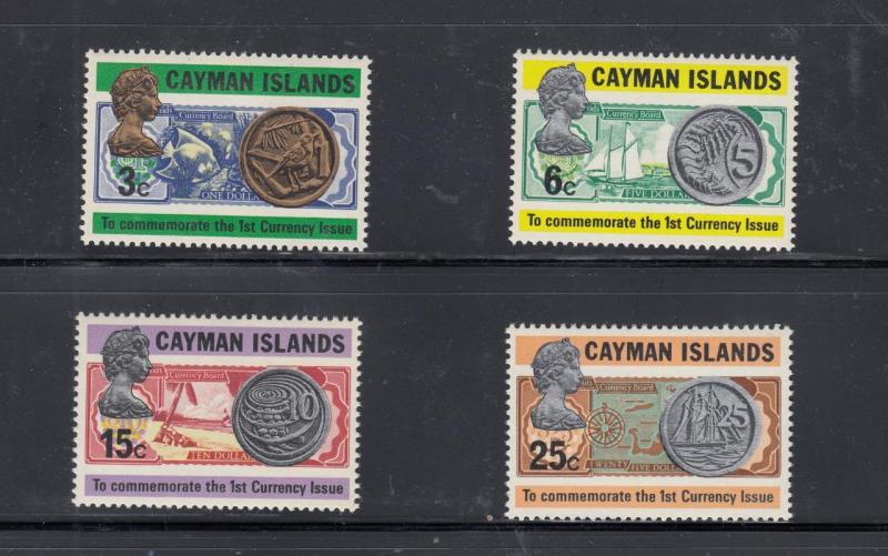 CAYMAN ISLANDS # 306-30-,452-462 VF-MNH 1ST CURRENCY & FLORA/FAUNA CAT VALUE $24