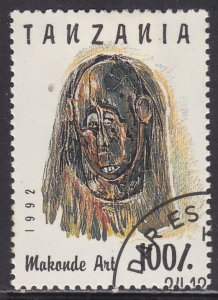 Tanzania 985E Makonde Face Art 1992