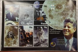 Palau 2008 - SPACE APOLLO 11-KENNEDY - SHEET OF 6 STAMPS - Scott #942 - MNH
