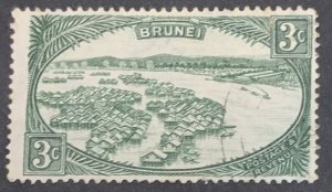 BRUNEI 1947 3 Cents  SG81 USED