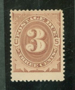 United States #J3 Unused Single