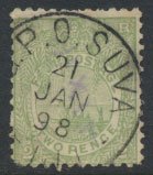 Fiji  SG 102  Used  see scan    nice Suva 1989 date cancel  - and details    