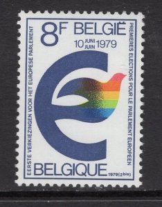 Belgium  #1025   MNH  1979  european parliament