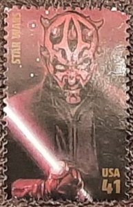 US Scott # 4143k; used 41c Star Wars from 2007; vf centering; off paper