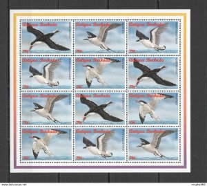 Antigua & Barbuda Fauna Sea Birds #2382-85 Michel 19,75 Euro 1Sh ** Pm052