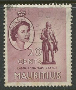 STAMP STATION PERTH Mauritius #257 QEII Definitive Issue FU 1953-1954