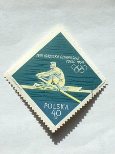 Poland–1964–Single “Sports” stamp–SC# 1258 - CTO