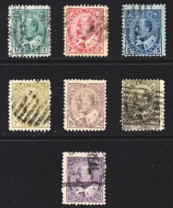 Canada Scott 89-95 complete set F to VF used.  FREE...