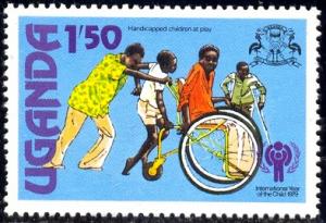 Intl. Year of Child, Handicapped Children, Uganda SC#224 MNH