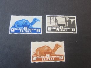 Italy Eritrea 1934 Sc 158-60 MH