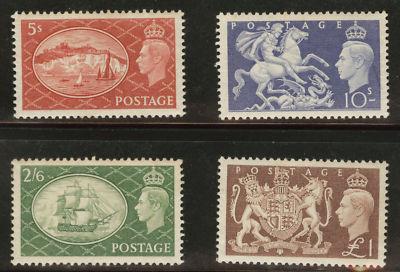 Great Britain Scott 286-289 MH* KGVI 1951 set CV$122