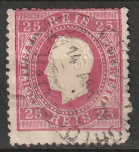 Portugal 1871 Sc 41d used