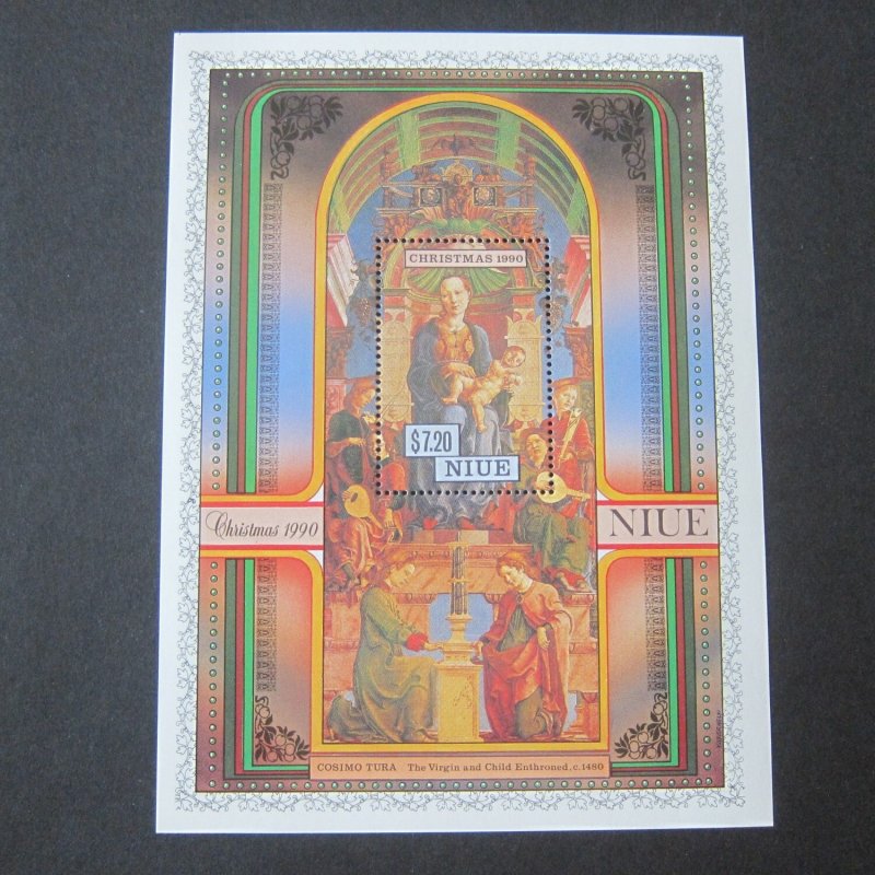 Niue 1990 Sc 593 Christmas Religion set MNH