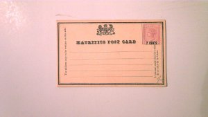 MAURITIUS POSTAL CARD MINT ENTIRE