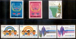 UN Geneva 1977 SC# 82-8 MNH-OG E124