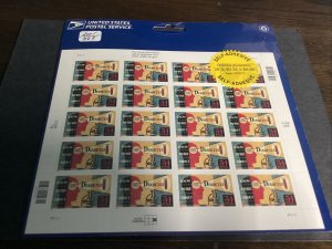 Scott #3503 Diabetes Full Sheet of 20 Stamps - MNH-2001-NIP-US