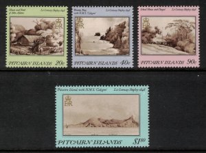 PITCAIRN ISLANDS 1987 Island Art; Scott 291-94; MNH